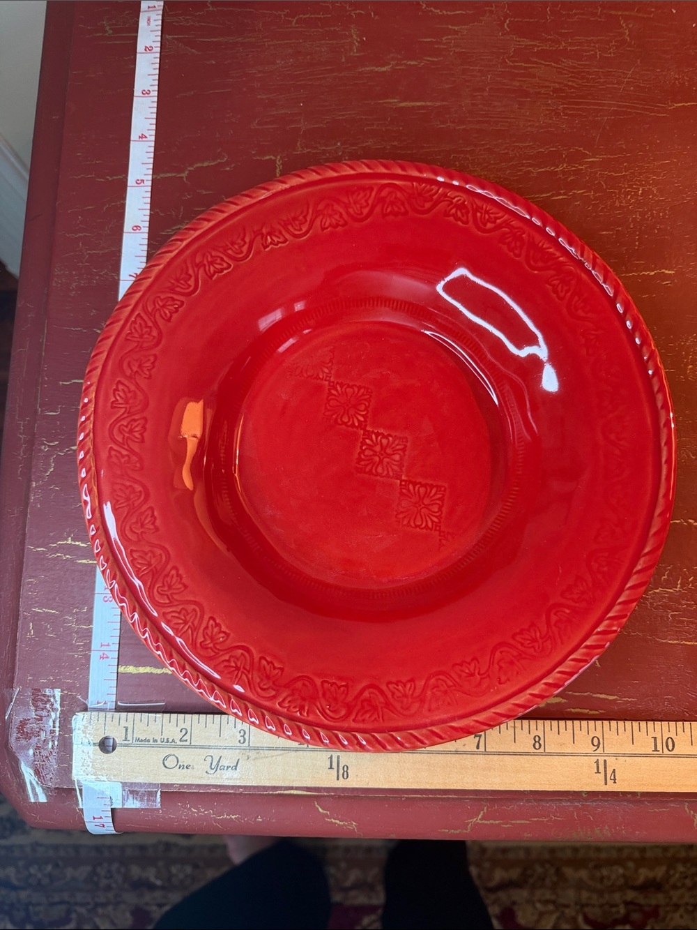 Vietri Red Ceramic Serving Bowl